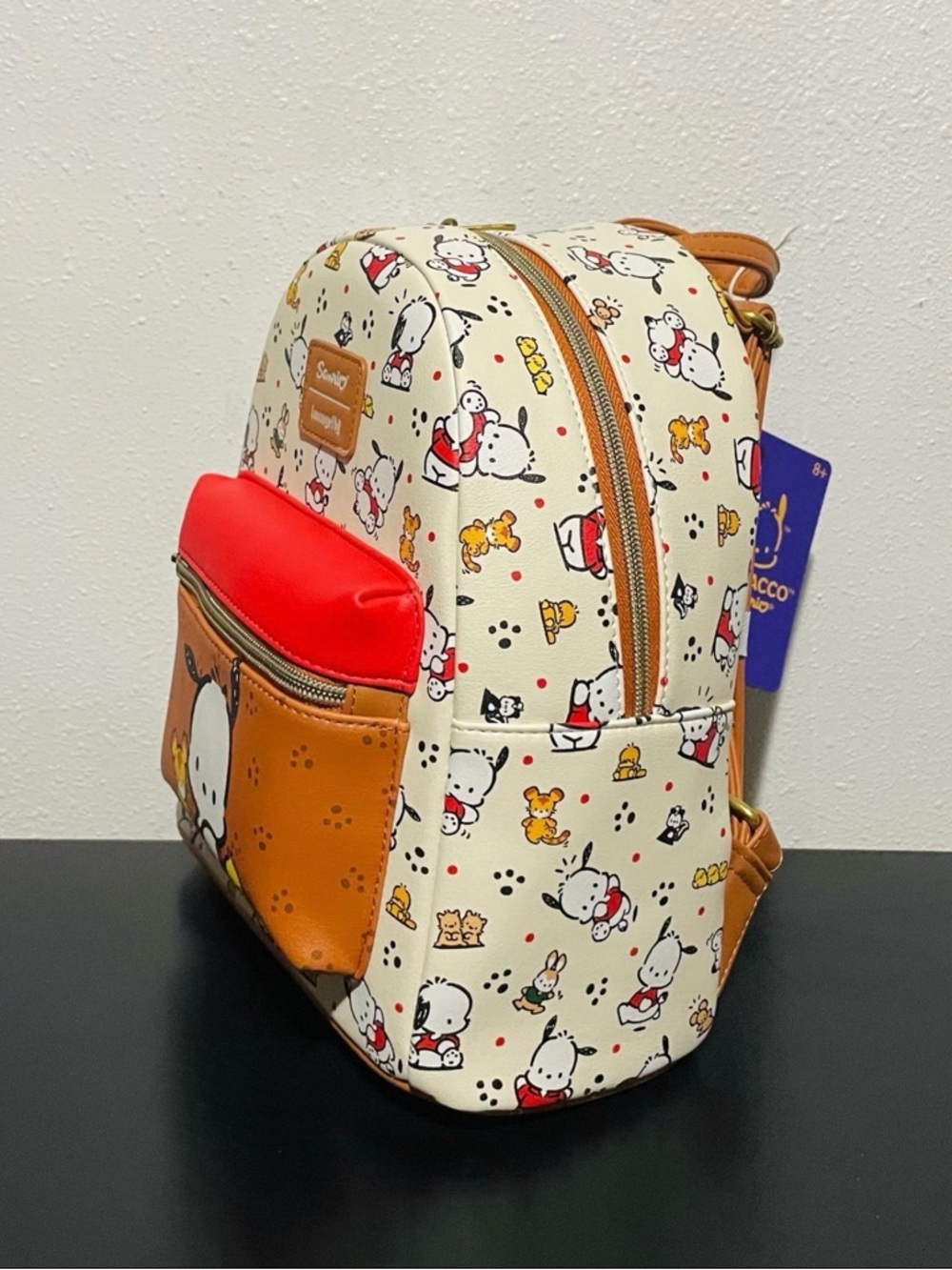 NWT Loungefly Pochacco and friends mini backpack. - Picture 3 of 4